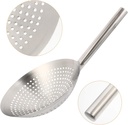 NO 90 SS Oil Strainer Spoon-24cm