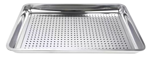 Food Steamer Perforated SS Tray (L60*W40*H4.8cm) Thickness 1.2mm