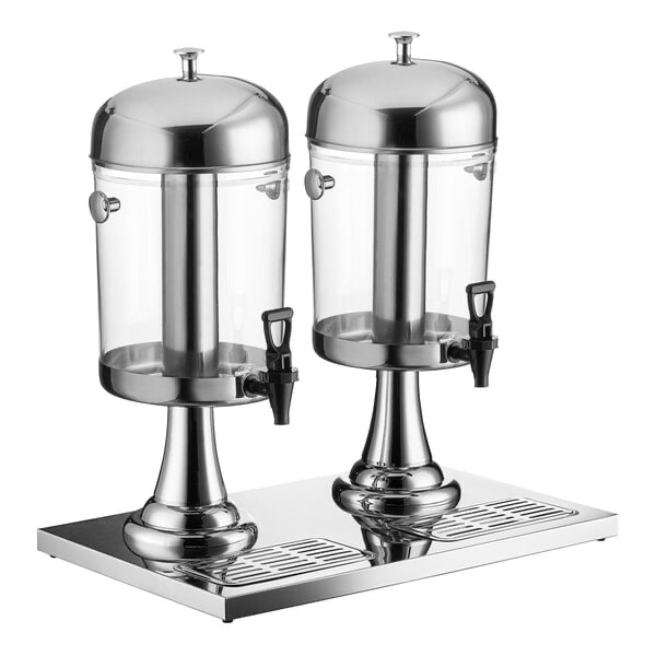 H0867 Plastic Double Beverage Dispenser
