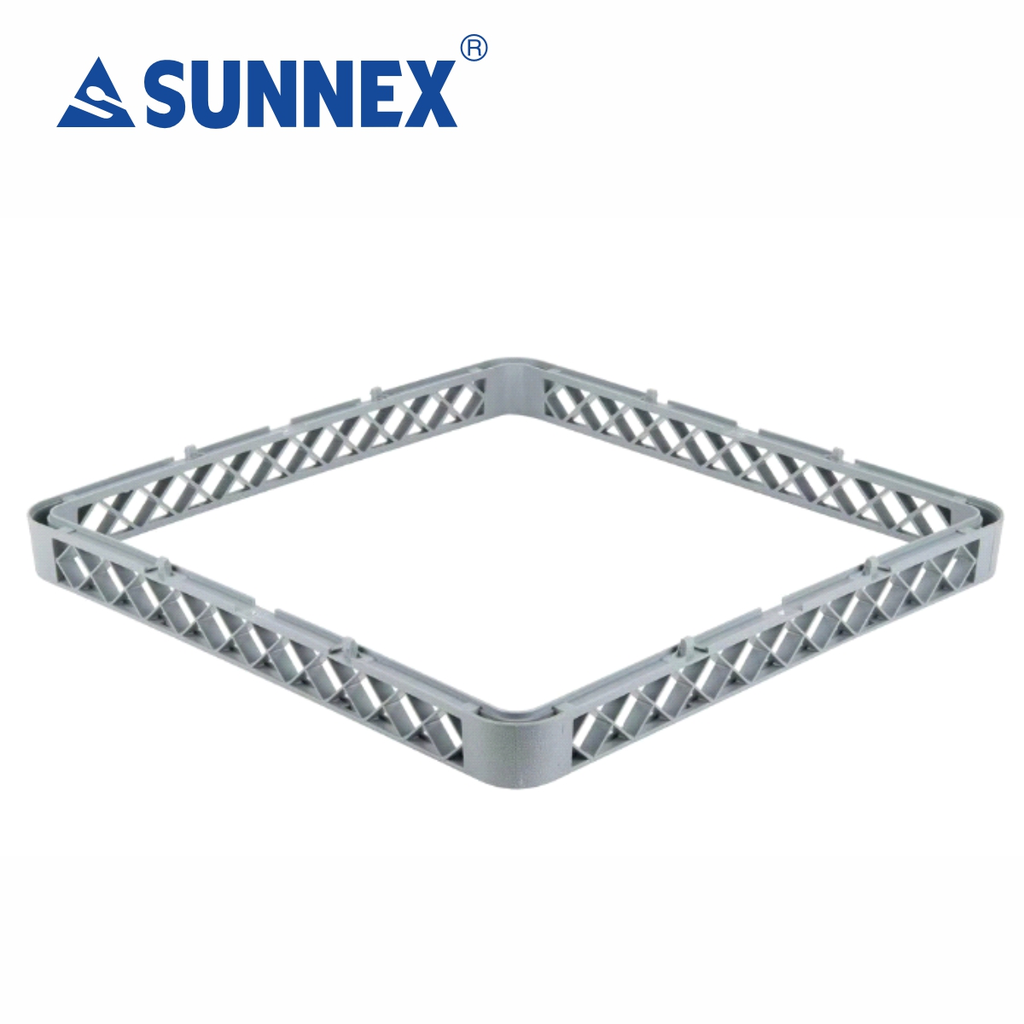 MGT PP Glassware Extender NO Compartments, 50 X 50 X 5(H)CM -GREY