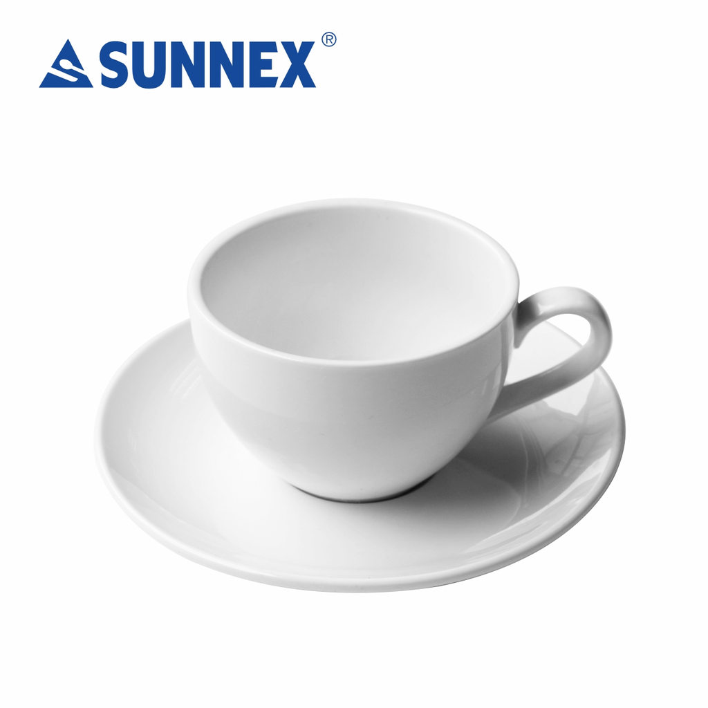 [C88055-UK] Orion Whiteware Porcelain, Cappuccino Cup, 225ml