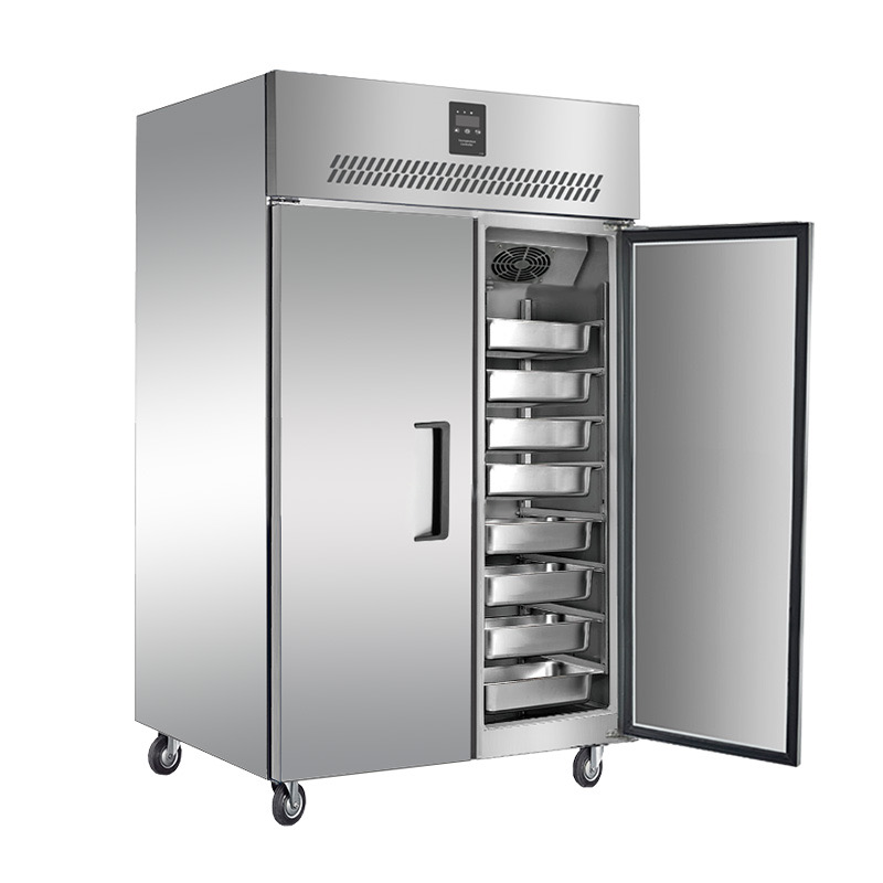 DDGN1.3F-2M -2/1 GN Pan Double Door Upright Freezer/ Chiller