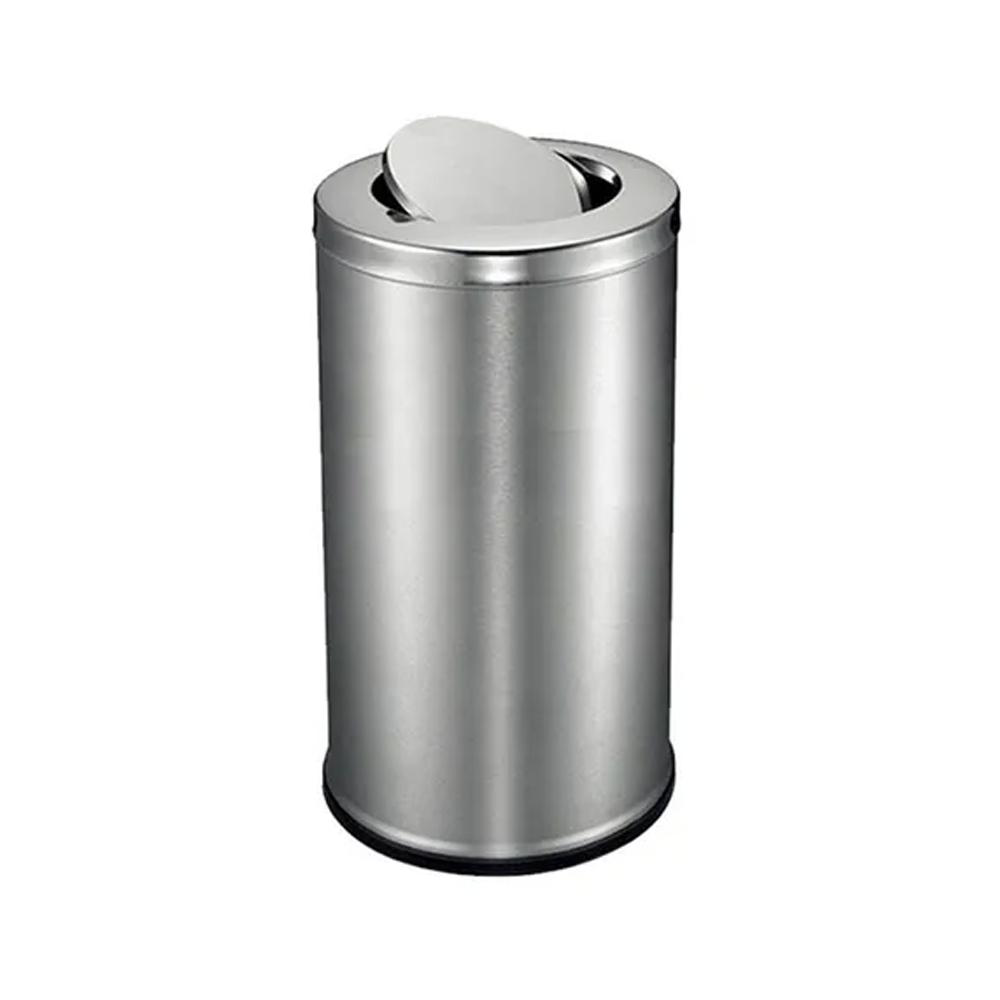 50Ltr SS Swing Lid Dustbin