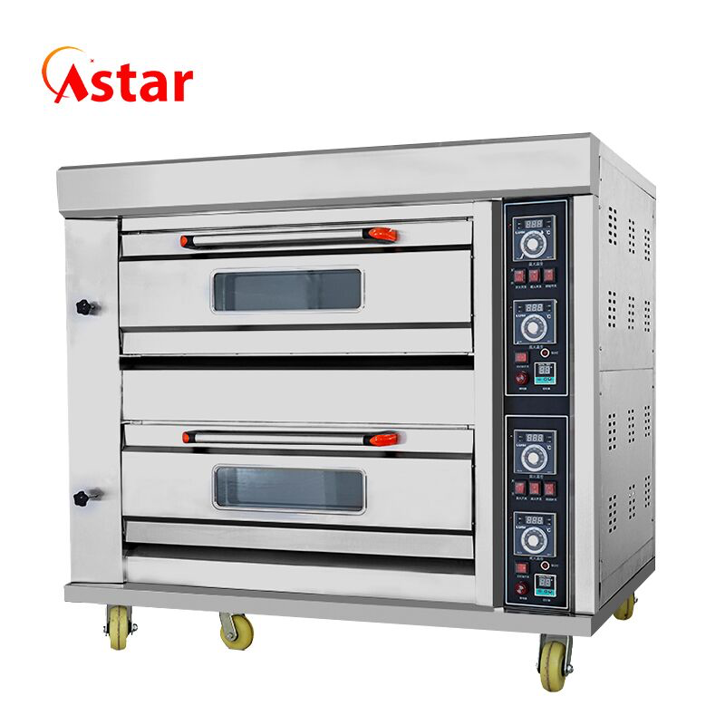 HGB-40Q Gas Deck Oven -2 Deck 4Trays