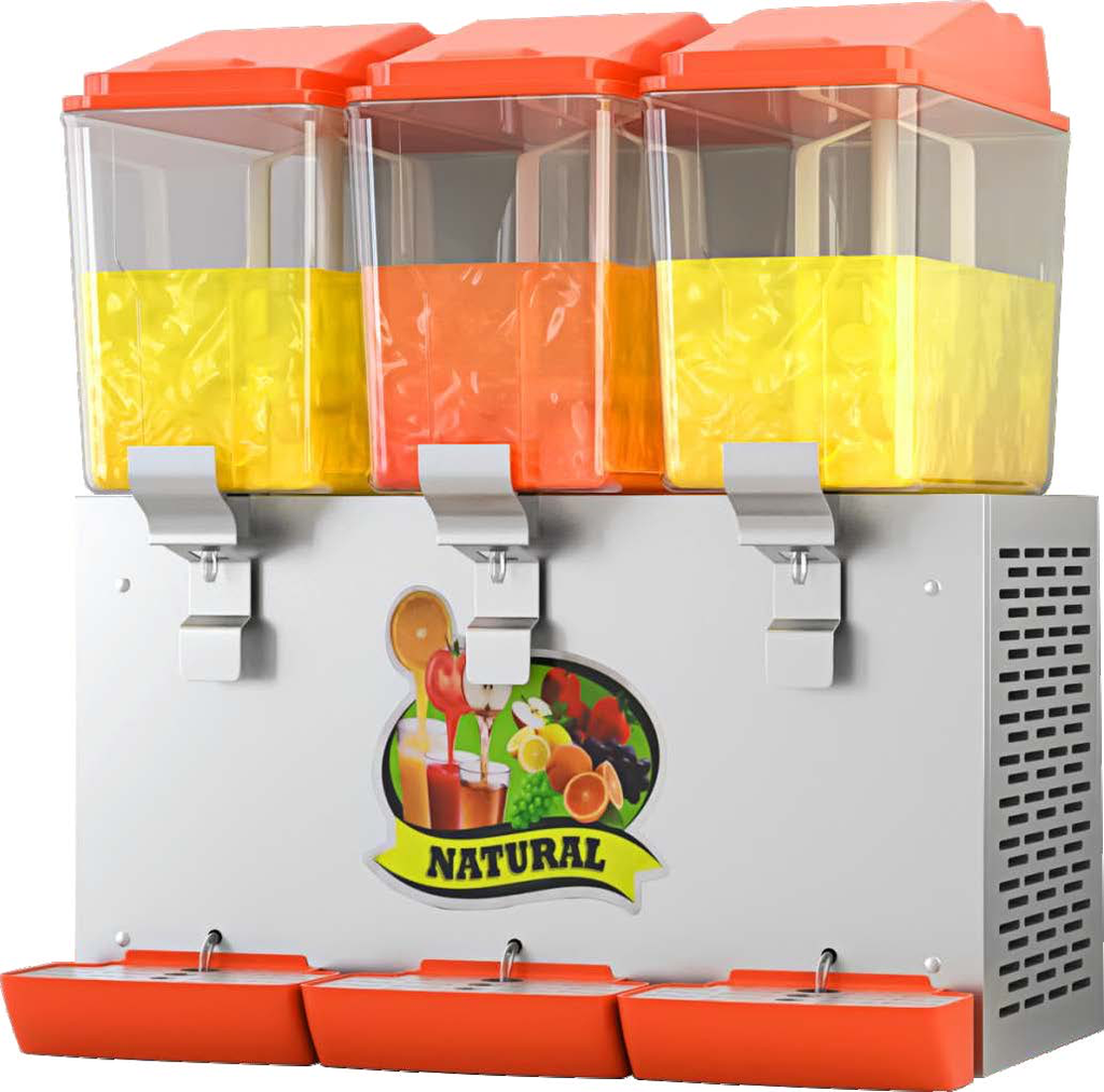 AS-J16CX3 Juice Dispenser (Cooling) Mixing type -3Tank