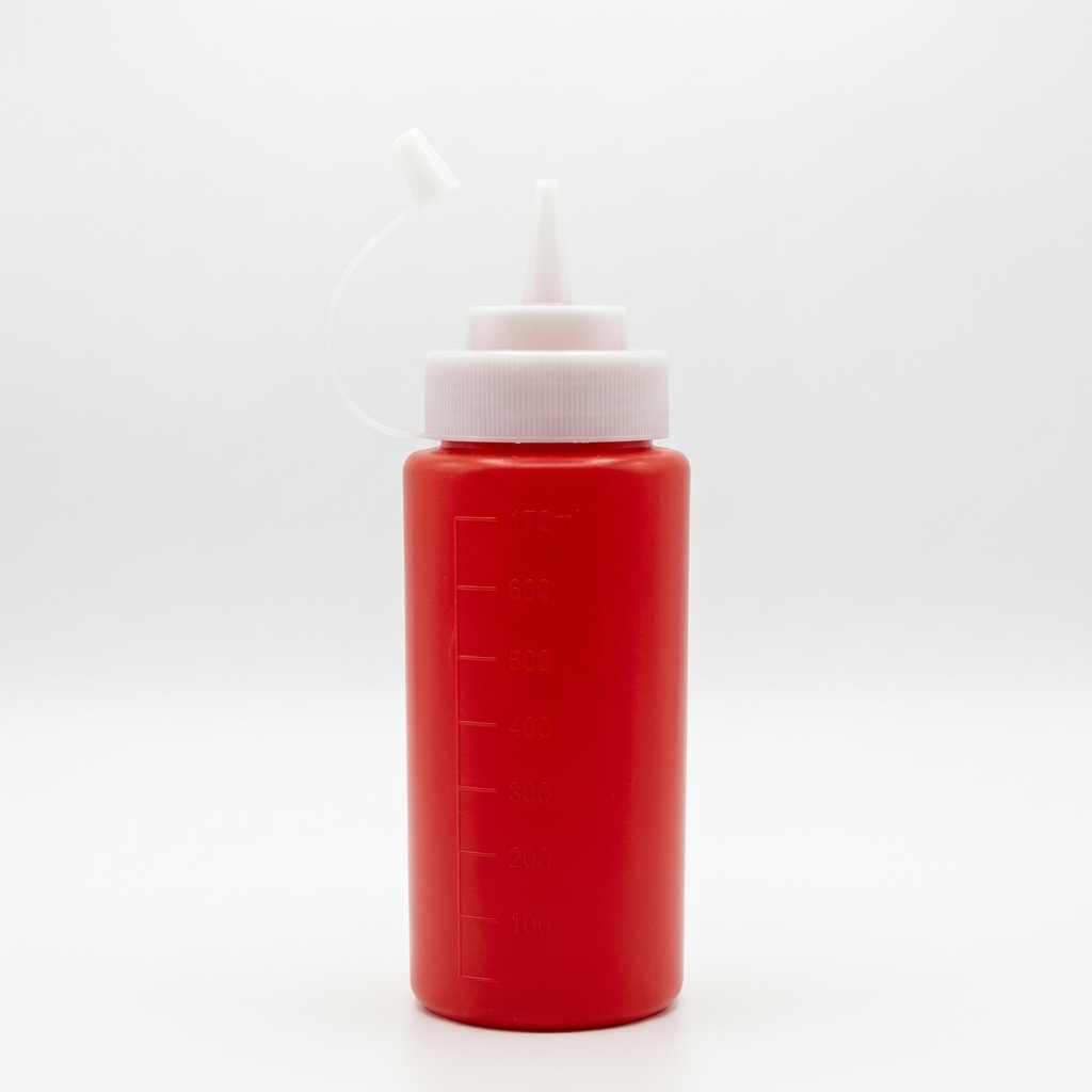 Ozone 400ml Single Nozzle Squeeze Bottle (sauce bottle)