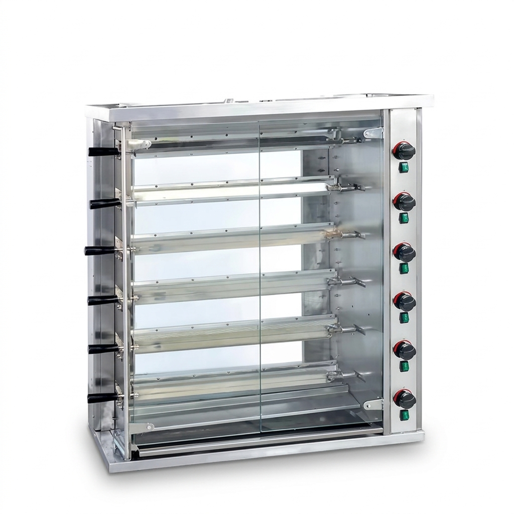 [4188] 210-57 Gas Rotisserie Oven 6 Layer