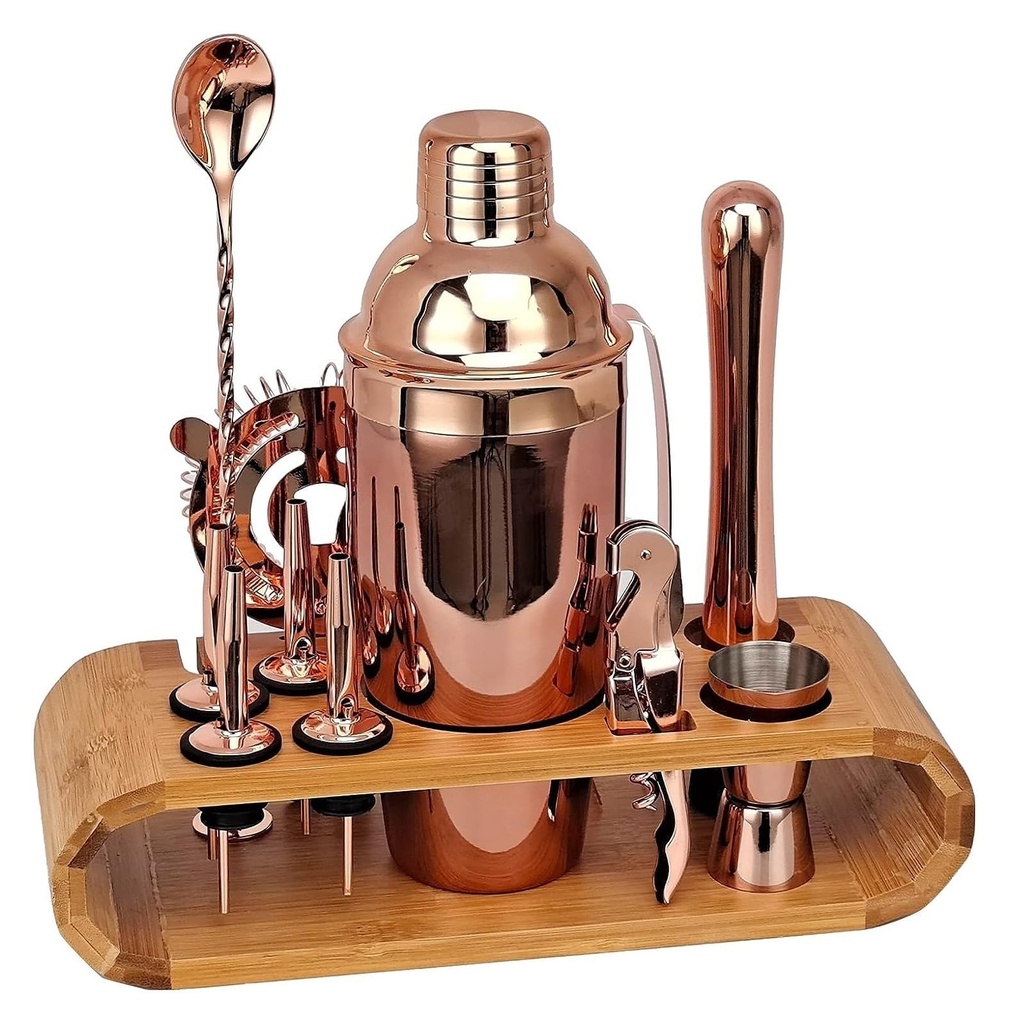 Bronze Barware Tool Set