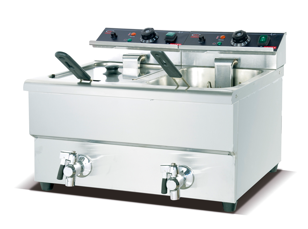 DF-12L-2 Electric Deep Fryer Double-15LTRx2