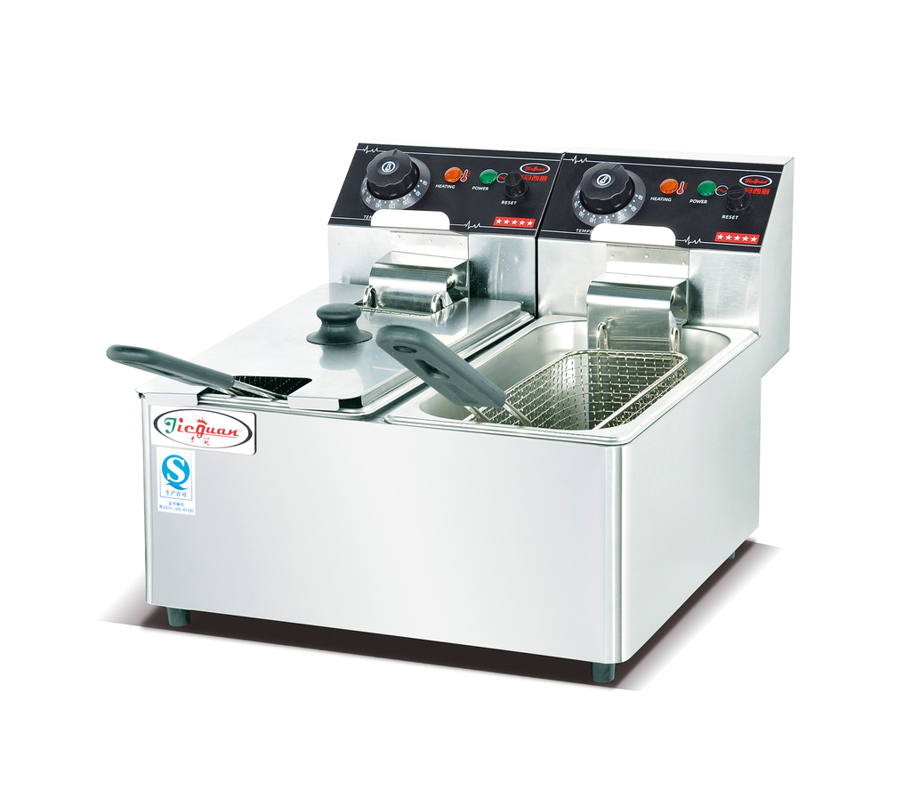 DF-4L-2 Counter Top Electric Deep Fryer 4L*2