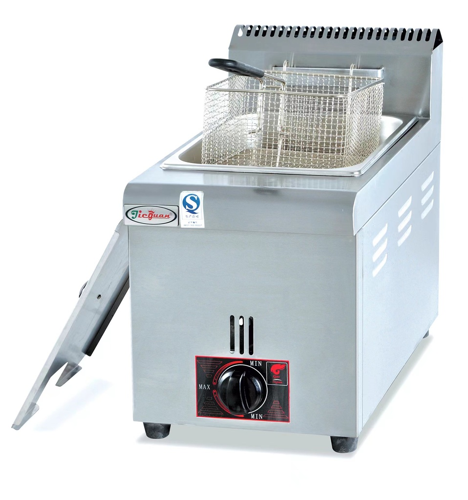 Gas Deep Fryer-Single 6Ltr-240*300*150mm