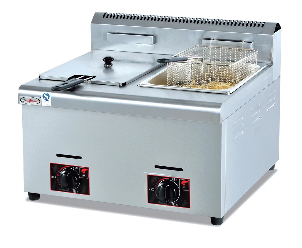 Gas Deep Fryer Double-6Ltr*2