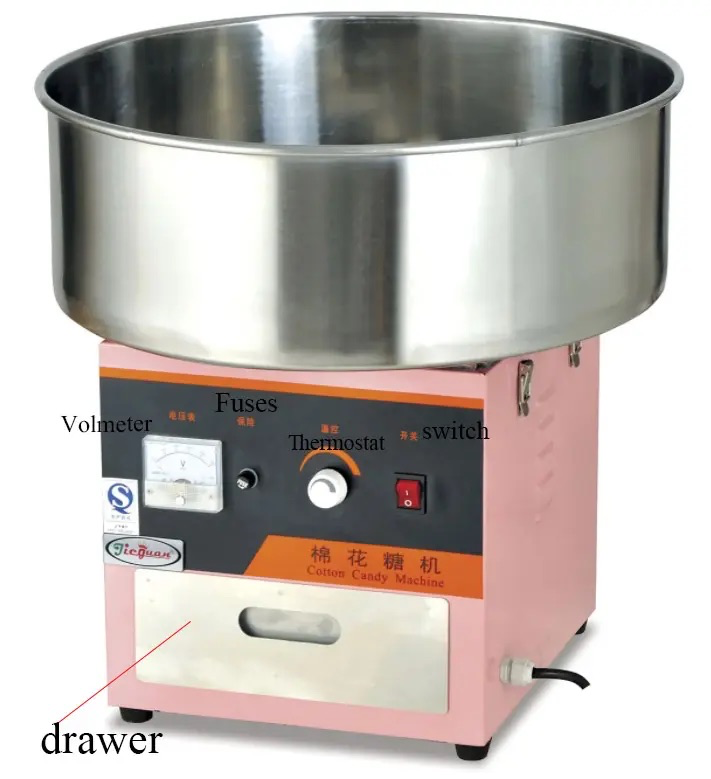 MH-480 GAS Candy Floss Machine
