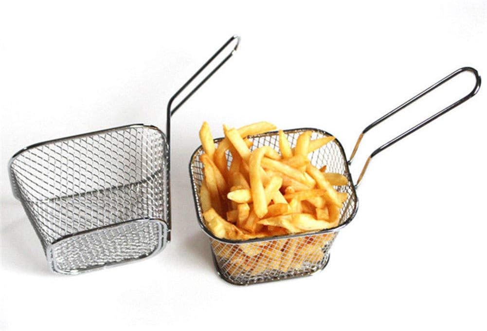 NO 36 SS304 Mini French Fry basket SQ-12.5*10*8cm