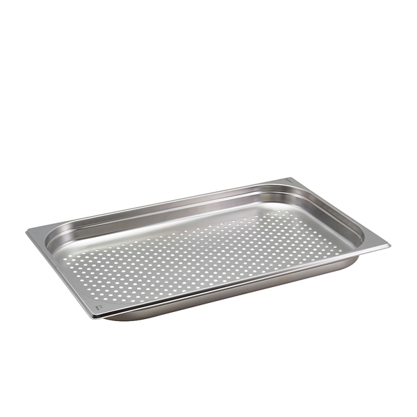 [H0538] Perforated GN Pan 1.00mm 1/1-H2cm/0.75inch
