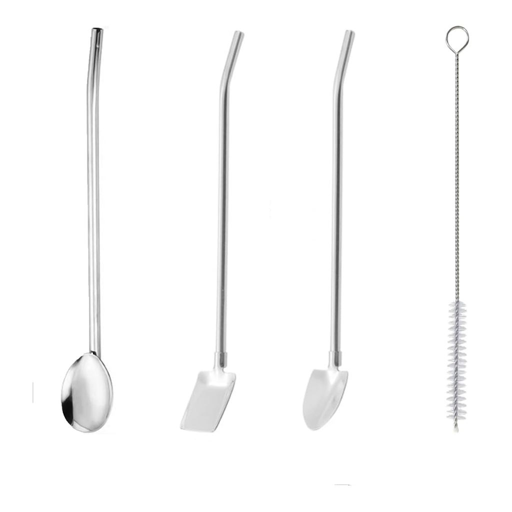 SS straw set 4pcs(215mm 200mm)