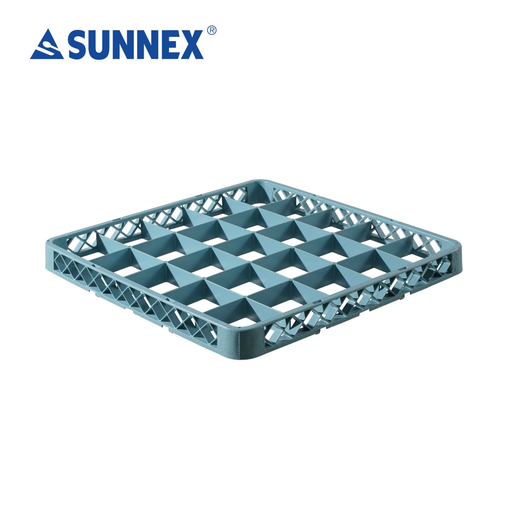 [MGT25G-UK] MGT PP Glassware Extender 25 Compartments, 50 X 50 X 5(H)CM -GREY