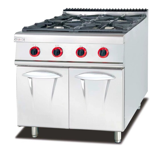 [GH-787] GH-787 Stainless Steel Gas stove with 4 burners With Cabinet