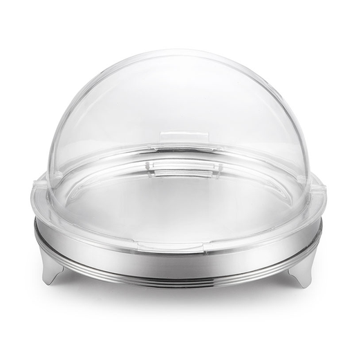 [3001-B] 3001-B Round Steel Desert/Fruit tray