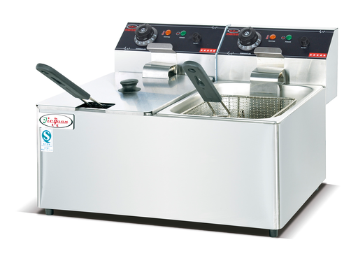 [DF-8L-2] DF-8L-2 Counter Top Electric Deep Fryer 8Ltr*2