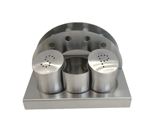 [B7223] B7223 SS Salt And Pepper Shaker Set