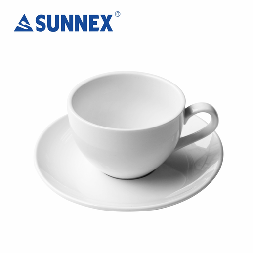 [C88055-UK] Orion Whiteware Porcelain, Cappuccino Cup, 225ml