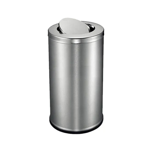 [50L] 50Ltr SS Swing Lid Dustbin