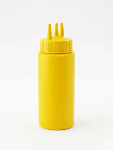 [4201] Ozone 400ml 3 Nozzle Squeeze Bottle (sauce bottle)