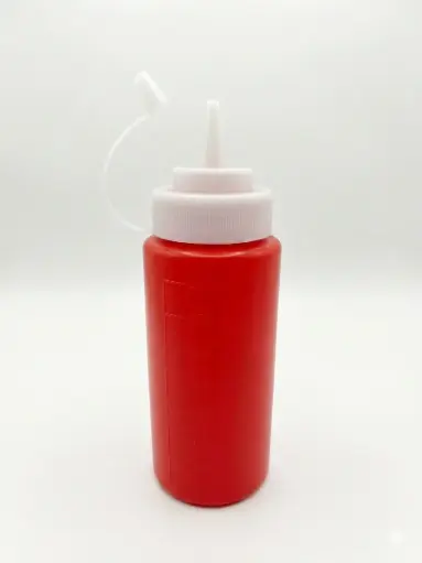 [3878] Ozone 400ml Single Nozzle Squeeze Bottle (sauce bottle)