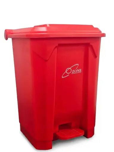 [4482] 380-10 Ozone Plastic Pedal Bin -80Ltr