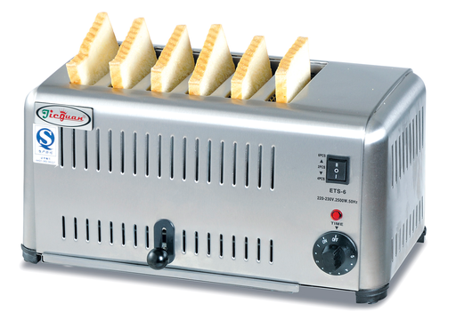 [H0122] 6ATS 6-Slice Spring Toaster