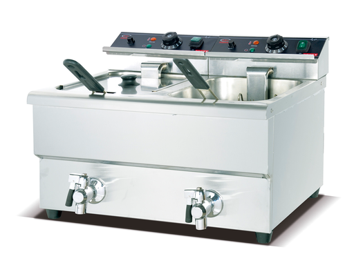 [H0111] DF-12L-2 Electric Deep Fryer Double-15LTRx2