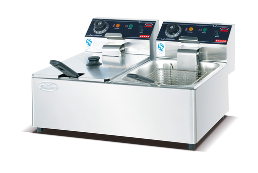 [H0770] DF-6L-2 Counter Top Electric Deep Fryer 6L*2
